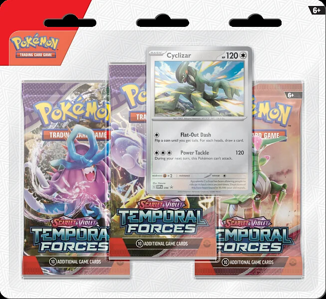 Pokémon TCG: Temporal Forces 3-blister