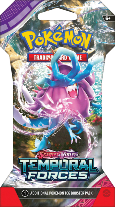 Pokémon TCG: Temporal Forces Sleeved Booster
